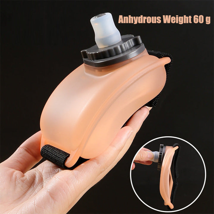 Premium Running Wrist Water Bottle Holder Soft Flask Hydration Pack Adjustable Strap Leakproof BPA Free Portable for Marathon Cycling Travel Daily Use