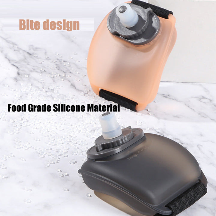Premium Running Wrist Water Bottle Holder Soft Flask Hydration Pack Adjustable Strap Leakproof BPA Free Portable for Marathon Cycling Travel Daily Use