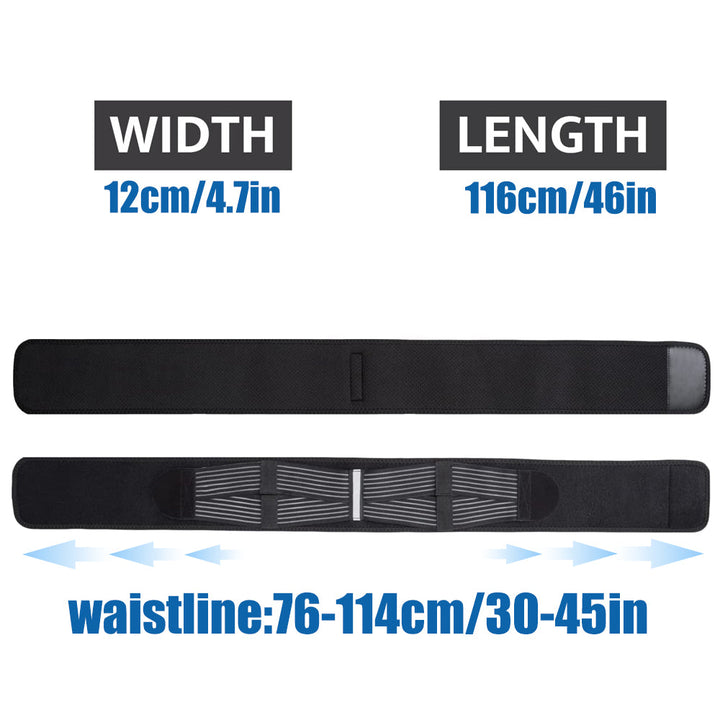 Premium SI Belt Adjustable Sacroiliac Hip Brace Pelvic Support Belt Lumbar Hip Support 76 to 114cm Compression Belt for Home Work Daily Use Comfort