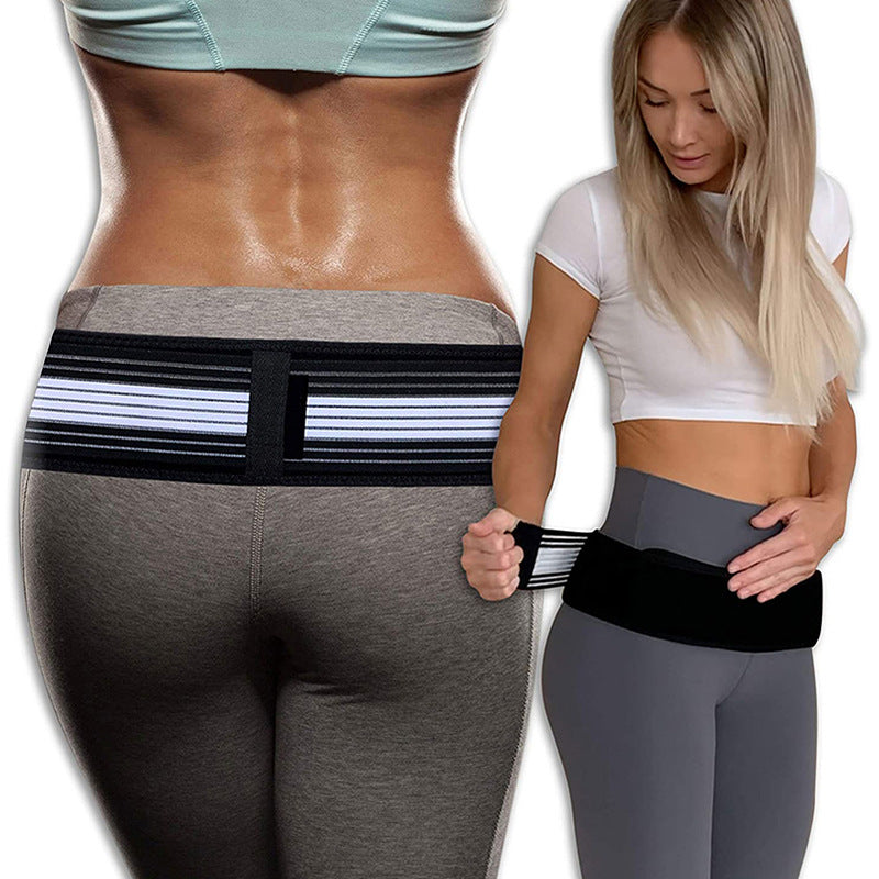 Premium SI Belt Adjustable Sacroiliac Hip Brace Pelvic Support Belt Lumbar Hip Support 76 to 114cm Compression Belt for Home Work Daily Use Comfort