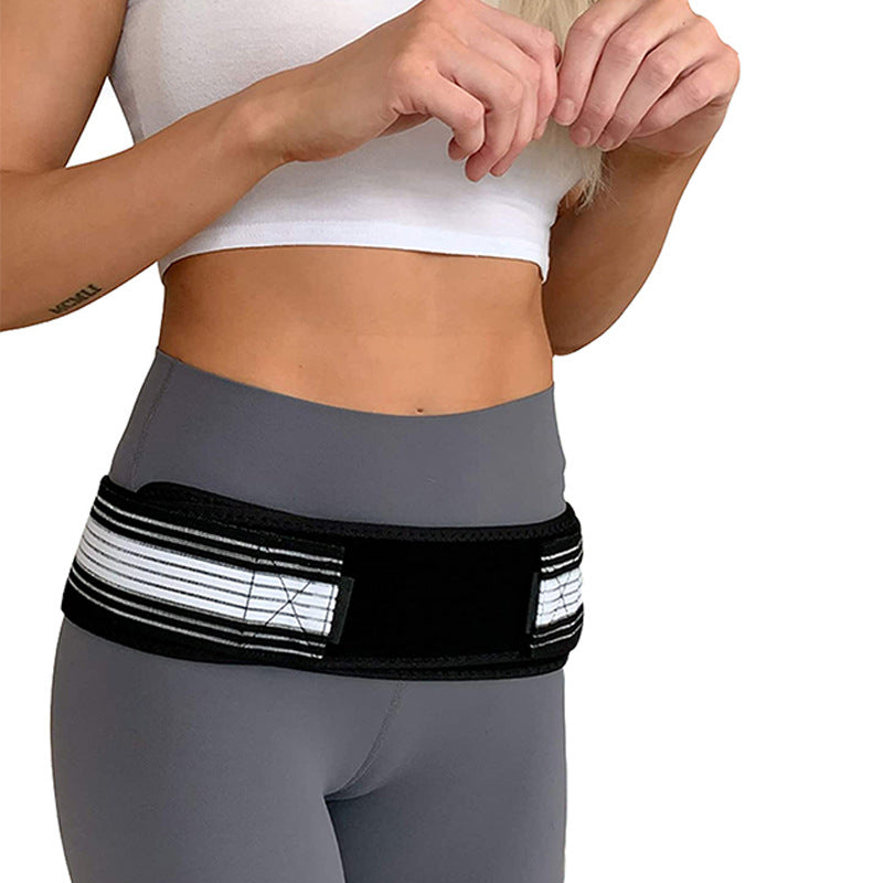 Premium SI Belt Adjustable Sacroiliac Hip Brace Pelvic Support Belt Lumbar Hip Support 76 to 114cm Compression Belt for Home Work Daily Use Comfort
