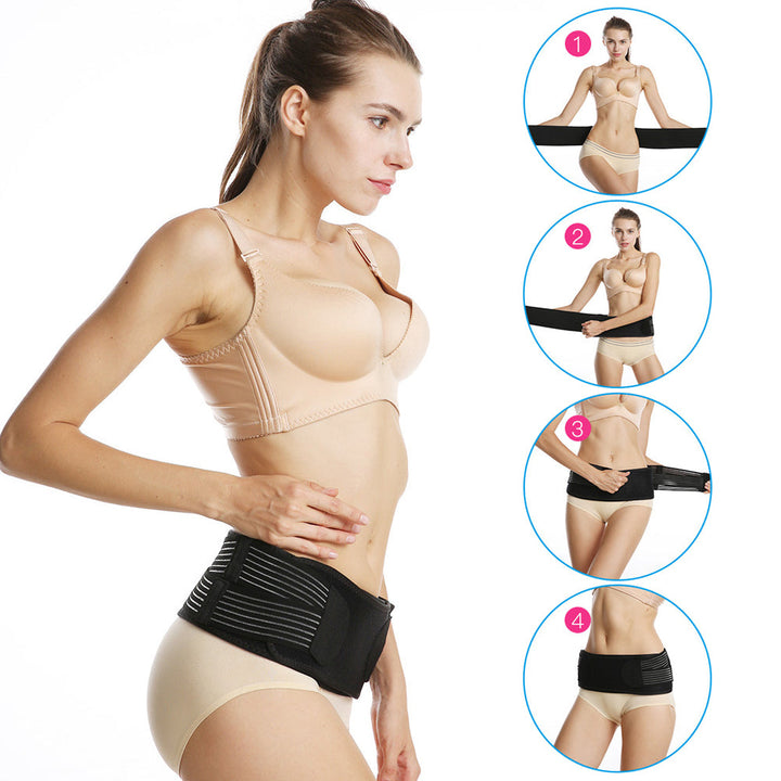 Premium SI Belt Adjustable Sacroiliac Hip Brace Pelvic Support Belt Lumbar Hip Support 76 to 114cm Compression Belt for Home Work Daily Use Comfort