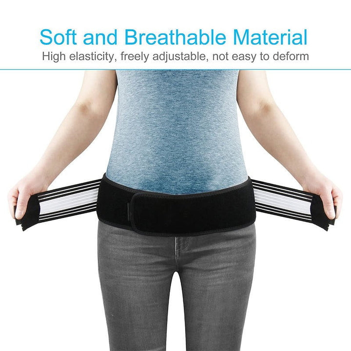 Premium SI Belt Adjustable Sacroiliac Hip Brace Pelvic Support Belt Lumbar Hip Support 76 to 114cm Compression Belt for Home Work Daily Use Comfort
