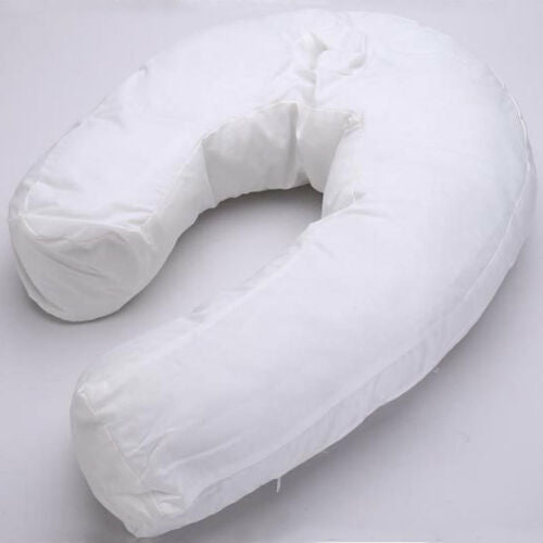 Premium Side Sleeping Pillow Neck Support Pillow Cotton Pregnancy Pillow Ergonomic Sleep Cushion Breathable for Home Travel Daily Use Comfort