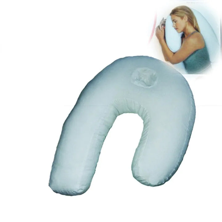 Premium Side Sleeping Pillow Neck Support Pillow Cotton Pregnancy Pillow Ergonomic Sleep Cushion Breathable for Home Travel Daily Use Comfort
