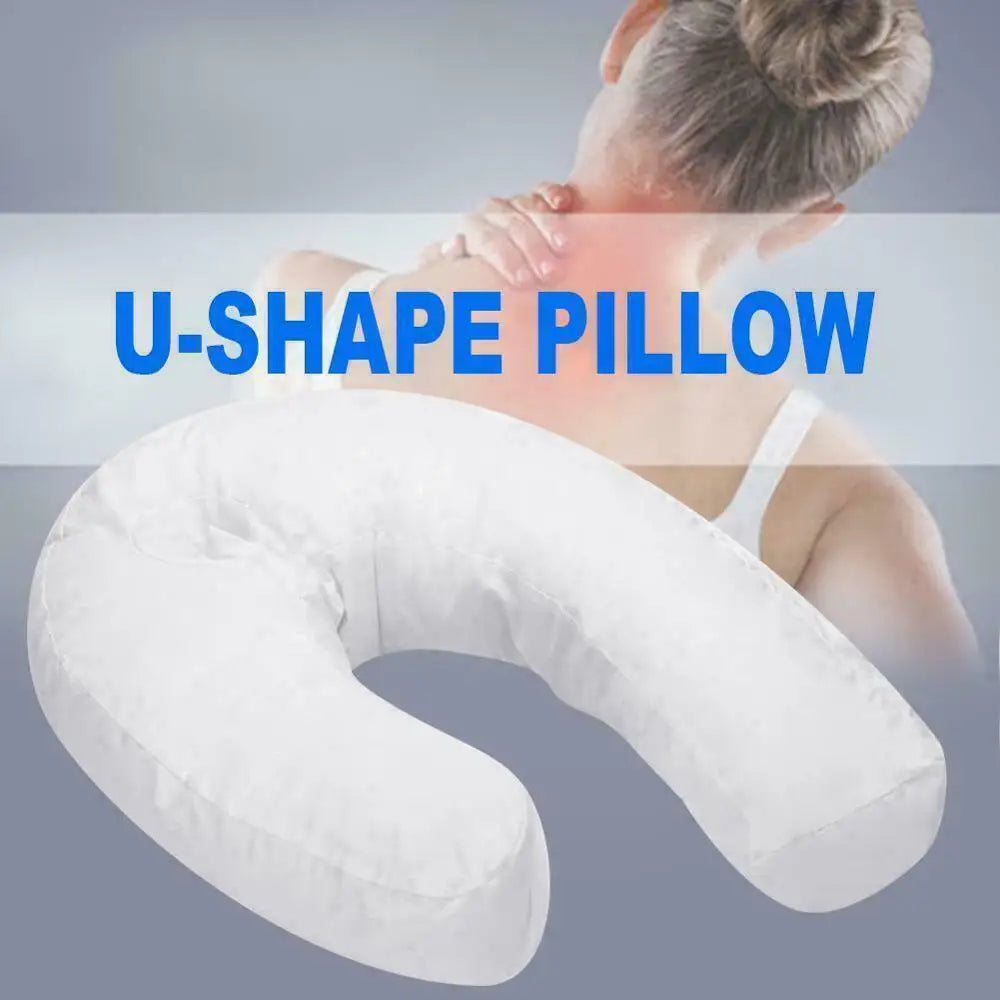 Premium Side Sleeping Pillow Neck Support Pillow Cotton Pregnancy Pillow Ergonomic Sleep Cushion Breathable for Home Travel Daily Use Comfort