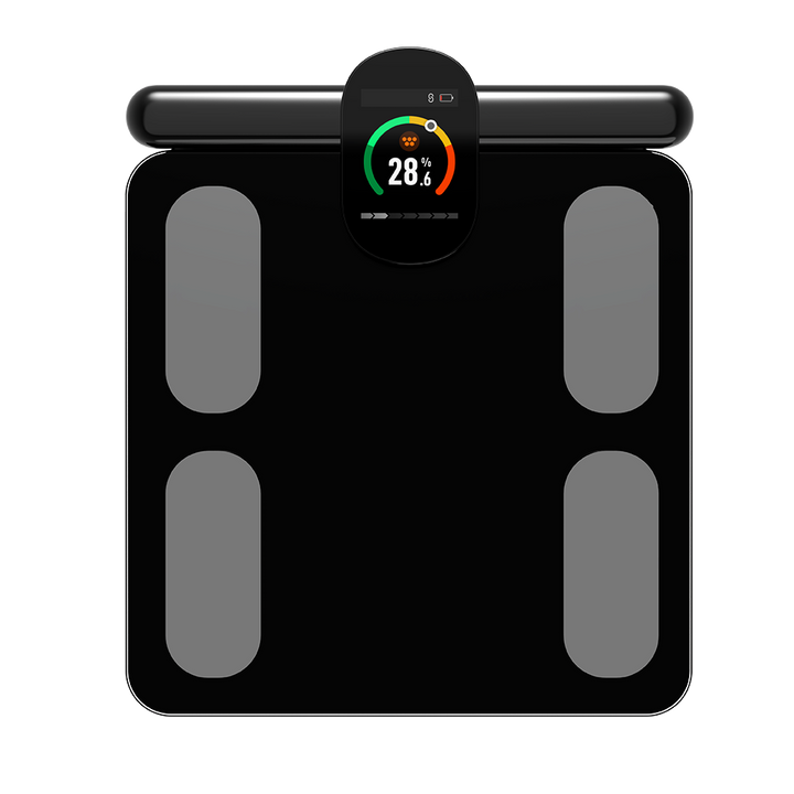 Premium Smart Body Fat Scale 8 Electrode Body Composition Analyzer Digital Weight Scale App Sync Bluetooth Fitness Tracker for Home Daily Use