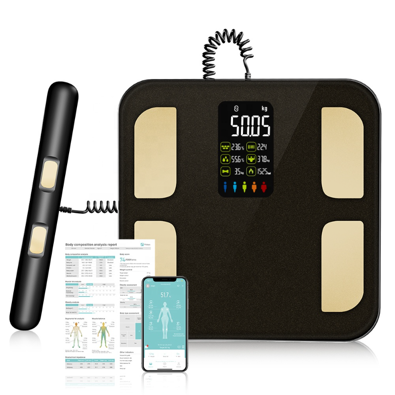 Premium Smart Body Fat Scale Digital Body Composition Scale Bluetooth BMI Tracker 180kg High Precision App Sync Rechargeable or AAA Home Daily Use