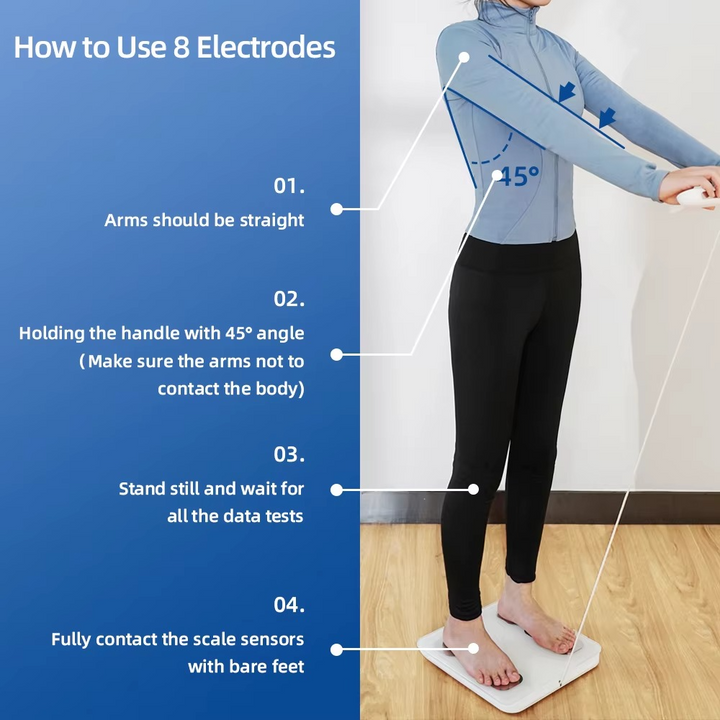 Premium Smart Body Fat Scale Digital Body Composition Scale Bluetooth BMI Tracker 180kg High Precision App Sync Rechargeable or AAA Home Daily Use