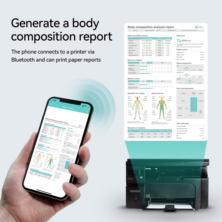Premium Smart Body Fat Scale Digital Body Composition Scale Bluetooth BMI Tracker 180kg High Precision App Sync Rechargeable or AAA Home Daily Use