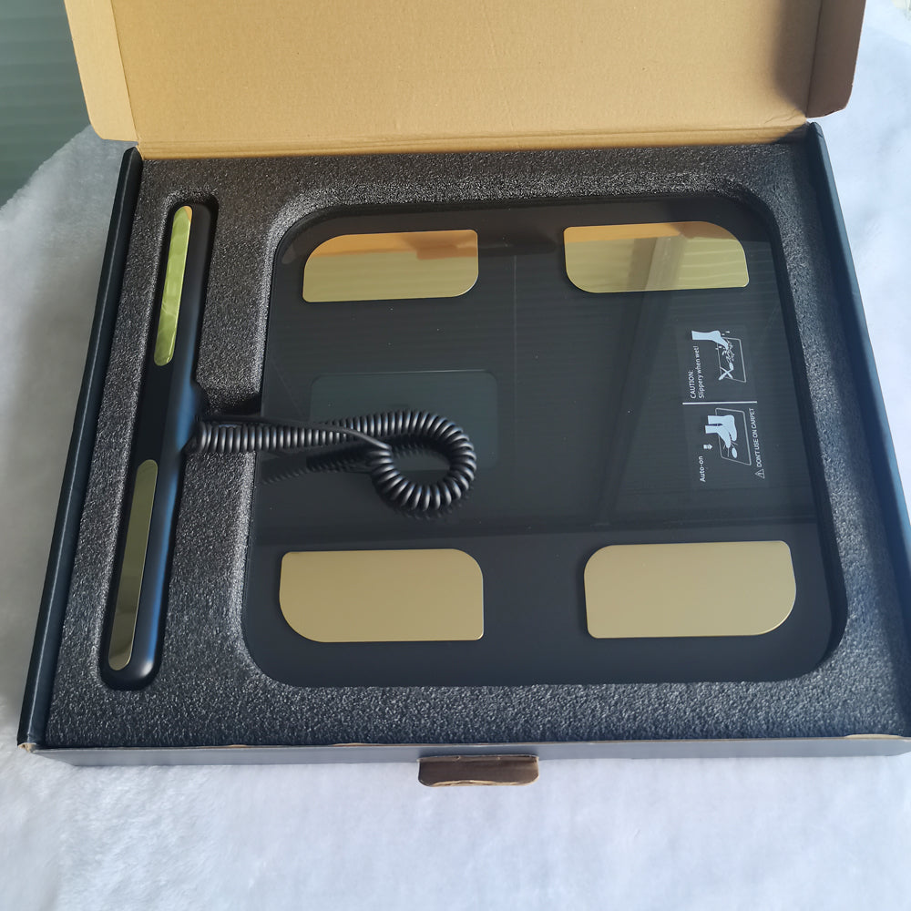 Premium Smart Body Fat Scale Digital Body Composition Scale Bluetooth BMI Tracker 180kg High Precision App Sync Rechargeable or AAA Home Daily Use