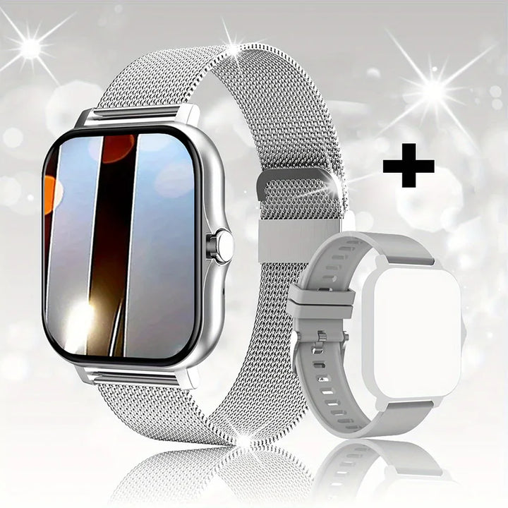 Premium Smartwatch 1.44 Inch Full Touch Bluetooth Calls IP67 Fitness Tracker Heart Rate Activity Tracker iOS Android Compatible Custom Dial