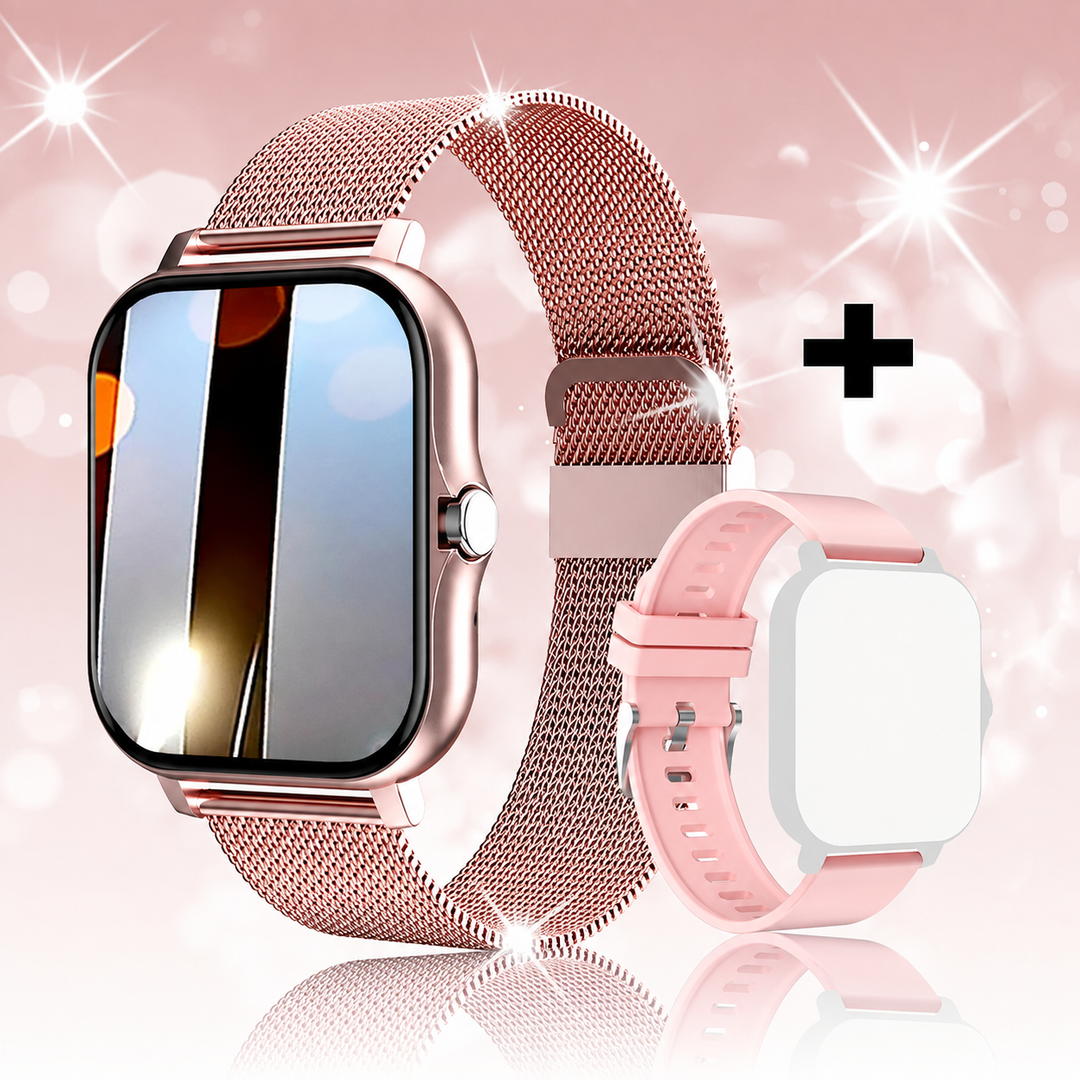 Premium Smartwatch 1.44 Inch Full Touch Bluetooth Calls IP67 Fitness Tracker Heart Rate Activity Tracker iOS Android Compatible Custom Dial