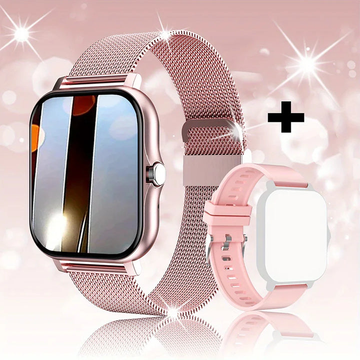 Premium Smartwatch 1.44 Inch Full Touch Bluetooth Calls IP67 Fitness Tracker Heart Rate Activity Tracker iOS Android Compatible Custom Dial