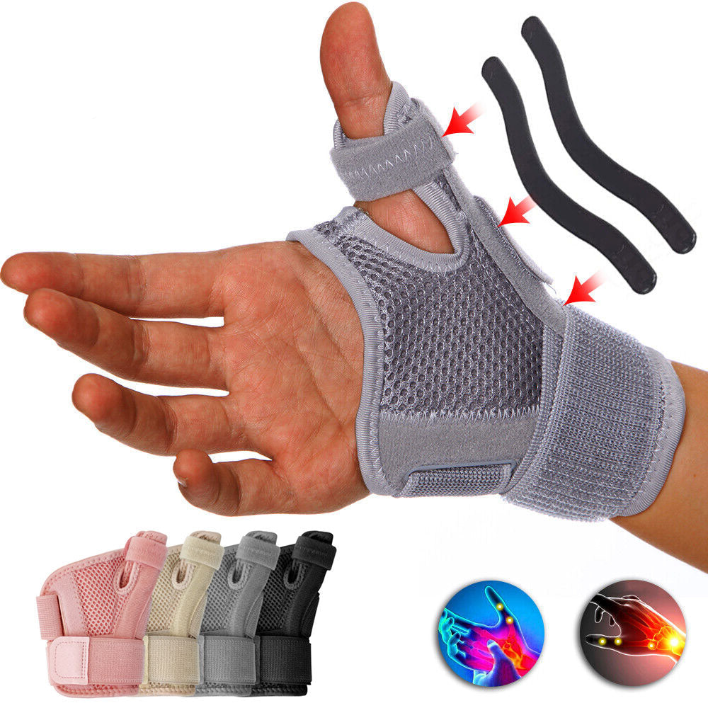 Premium Thumb Support Brace Compression Sleeve Wrist Thumb Support Breathable Adjustable Hand Support for Sports Work Daily Use 2PCS