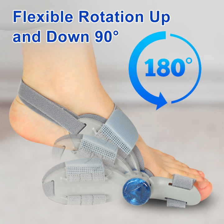 Premium Toe Alignment Support Adjustable Bunion Corrector Hallux Valgus Toe Separator Rotatable Splint Non Slip Big Toe Brace for Daily Use Comfort Fit
