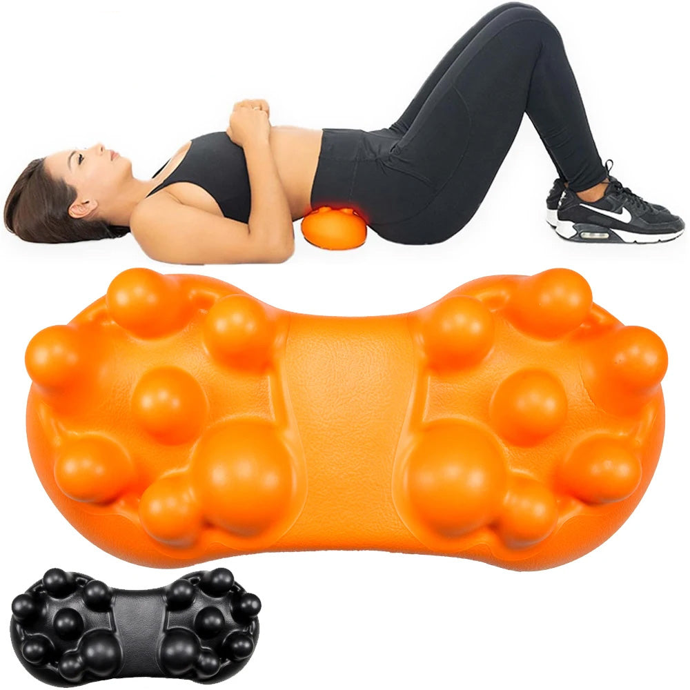 Premium Trigger Point Massager Tool Deep Tissue Muscle Release 14 Nodes Ergonomic Design for Lower Back Glutes Hips Gym Work Daily Use Portable