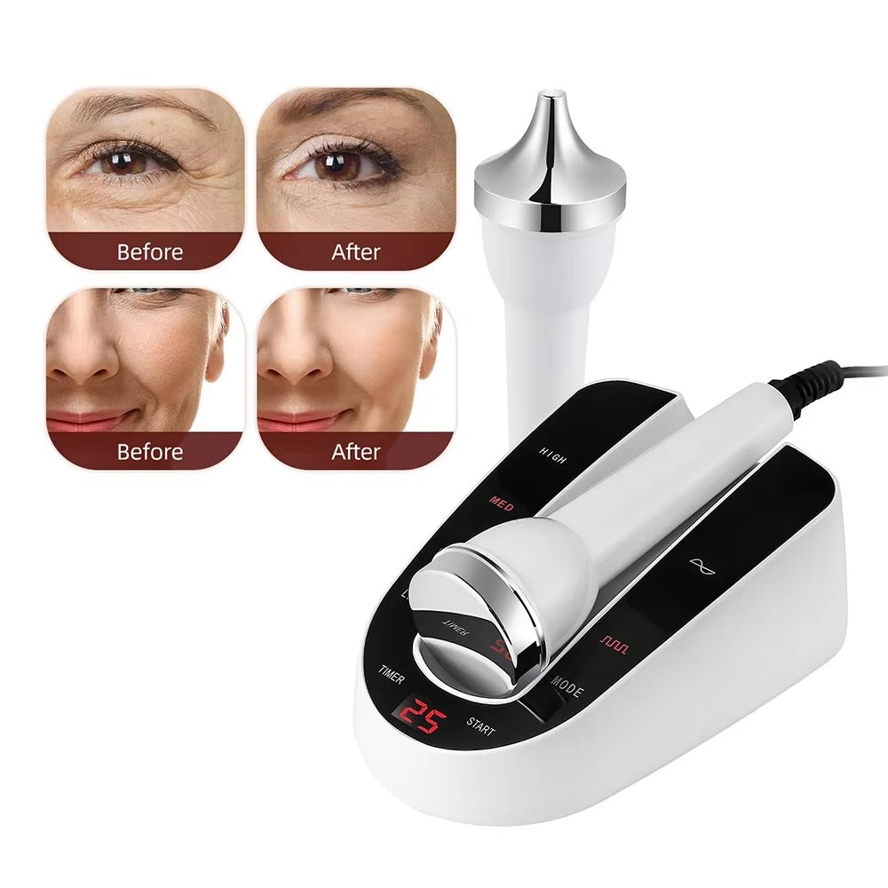 Premium Ultrasonic Beauty Device 1MHz Facial Massager Eye Face Care Machine Portable Skin Care Tool High Frequency Ultrasonic Cleaner for Home Daily Use