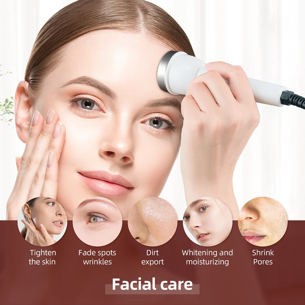 Premium Ultrasonic Beauty Device 1MHz Facial Massager Eye Face Care Machine Portable Skin Care Tool High Frequency Ultrasonic Cleaner for Home Daily Use