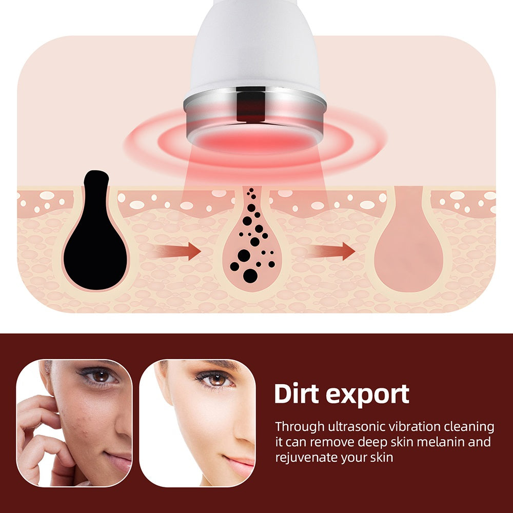 Premium Ultrasonic Beauty Device 1MHz Facial Massager Eye Face Care Machine Portable Skin Care Tool High Frequency Ultrasonic Cleaner for Home Daily Use