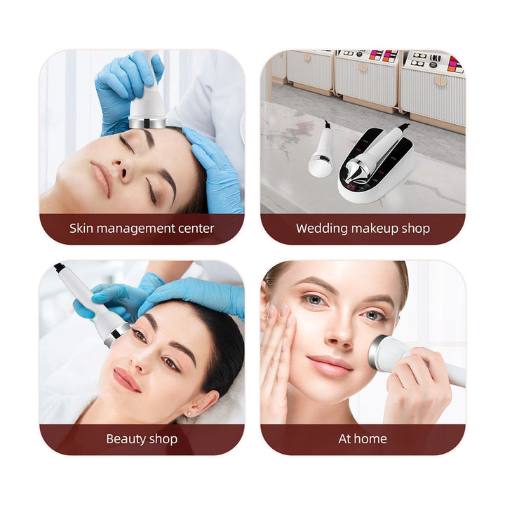 Premium Ultrasonic Beauty Device 1MHz Facial Massager Eye Face Care Machine Portable Skin Care Tool High Frequency Ultrasonic Cleaner for Home Daily Use