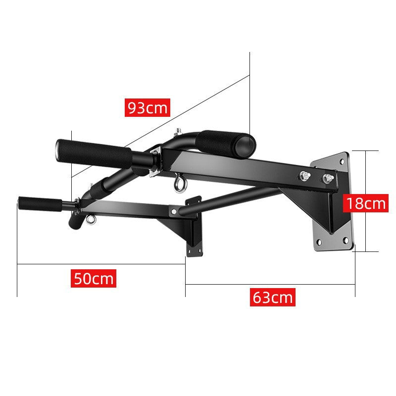 Premium Wall Mounted Pull Up Bar Multi Grip Chin Up Bar Heavy Duty 200KG Capacity Home Gym Fitness Bar for Core Back Training Daily Use Strength