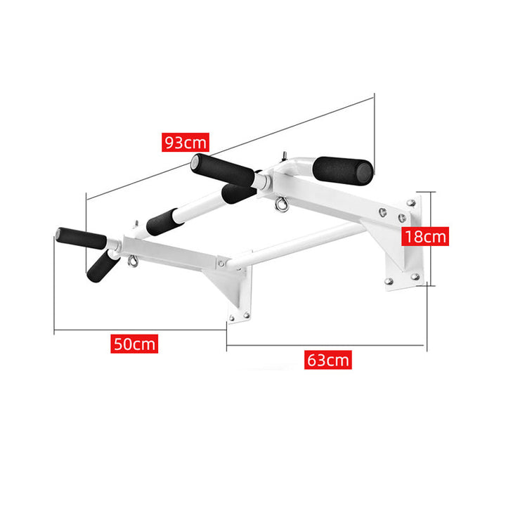 Premium Wall Mounted Pull Up Bar Multi Grip Chin Up Bar Heavy Duty 200KG Capacity Home Gym Fitness Bar for Core Back Training Daily Use Strength