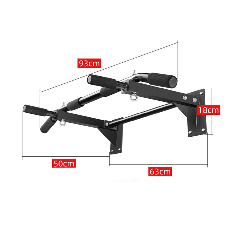 Premium Wall Mounted Pull Up Bar Multi Grip Chin Up Bar Heavy Duty 200KG Capacity Home Gym Fitness Bar for Core Back Training Daily Use Strength
