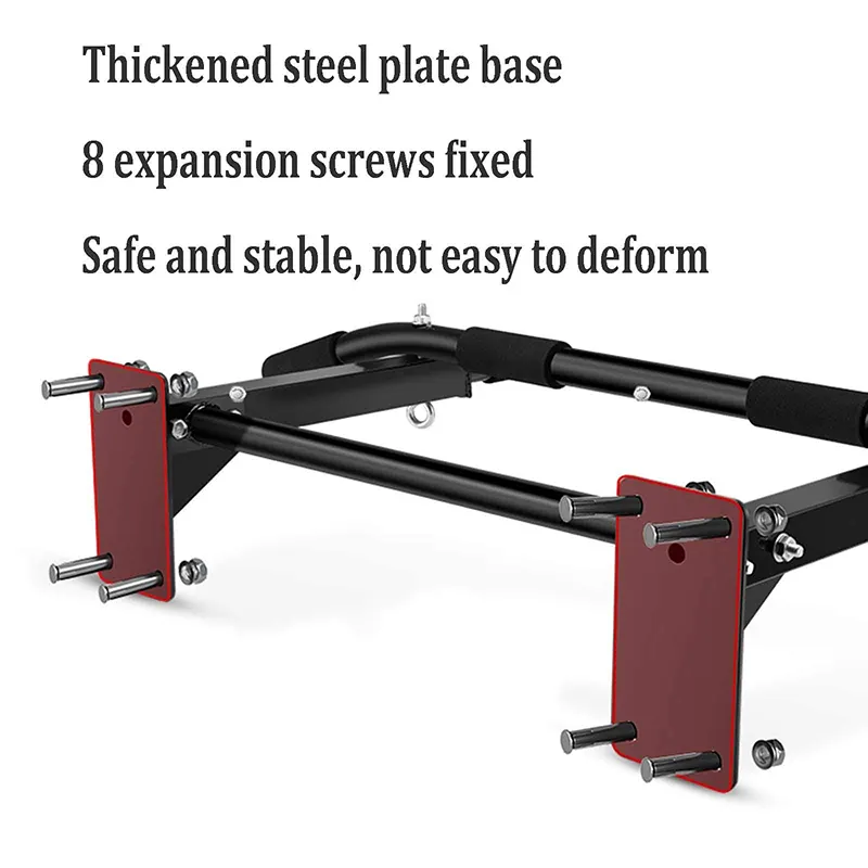 Premium Wall Mounted Pull Up Bar Multi Grip Chin Up Bar Heavy Duty 200KG Capacity Home Gym Fitness Bar for Core Back Training Daily Use Strength