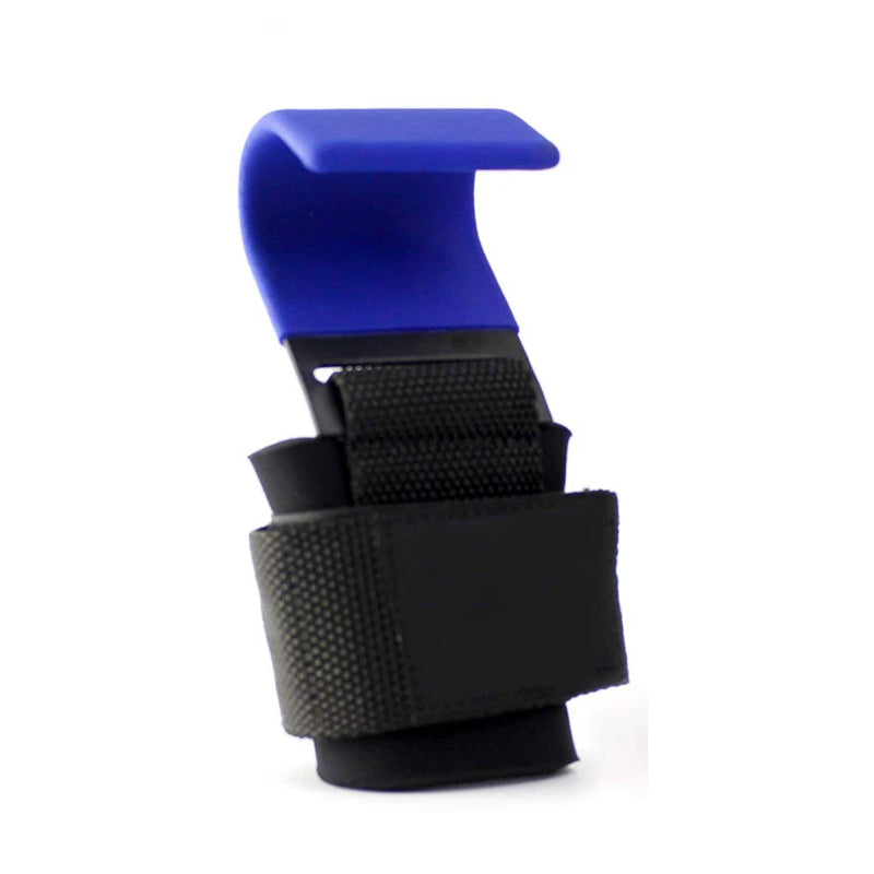 Premium Weight Lifting Hook Grips Wrist Wraps Steel Hooks Non Slip Lifting Straps Adjustable Gym Training Hooks for Deadlift Pull Ups Fitness Pair