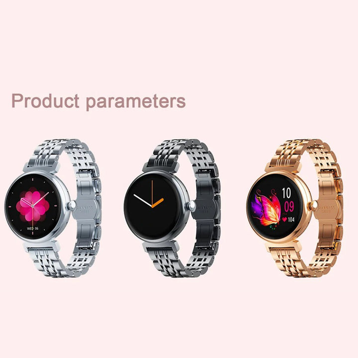 Premium Women Smartwatch Bluetooth Calling 1.32 Inch HD 360x360 IP67 Fitness Tracker Heart Rate Sleep Activity Tracker for iOS Android Daily Use