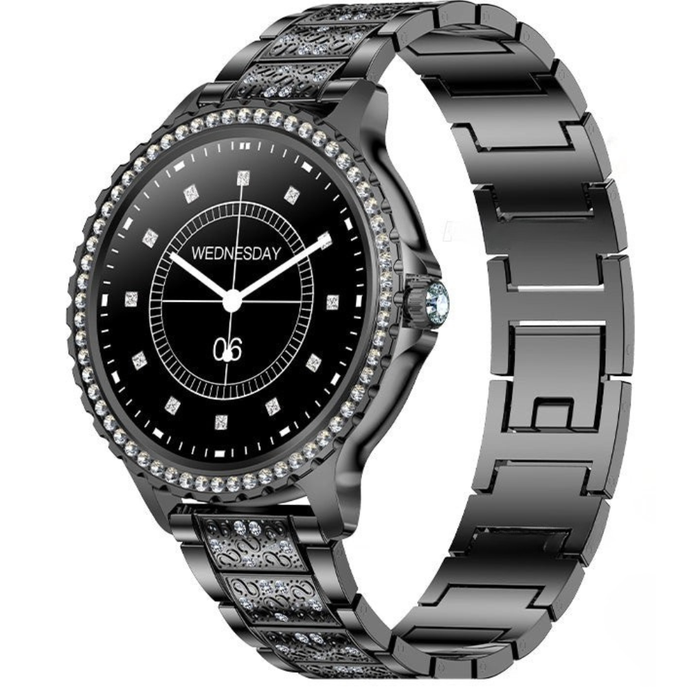 Premium Women Smartwatch Bluetooth Calling 1.32 Inch HD 360x360 IP67 Fitness Tracker Heart Rate Sleep Activity Tracker for iOS Android Daily Use