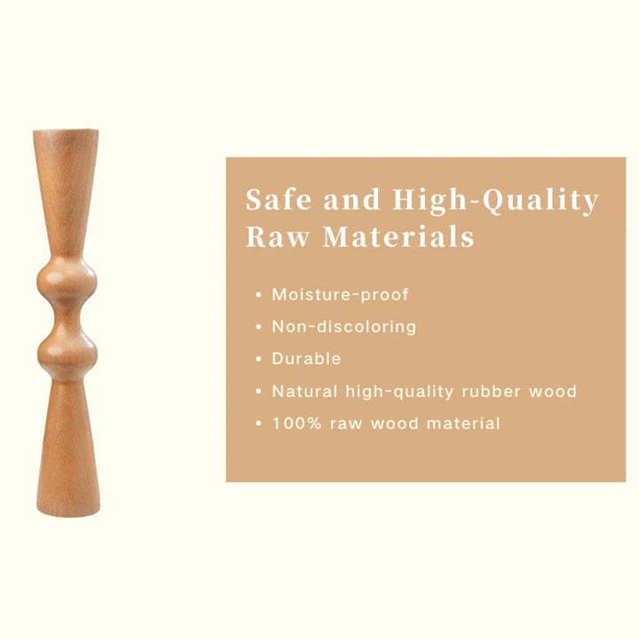 Premium Wooden Back Roller Manual Massage Tool Spine Roller Natural Wood Body Massager Portable Back Neck Shoulder Fitness Tool for Home Daily Use
