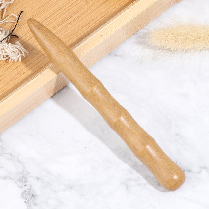 Premium Wooden Massage Roller Stick Natural Wood Body Massager Tool Portable Foot Roller Muscle Relaxation Tool for Home Gym Travel Daily Use Comfort