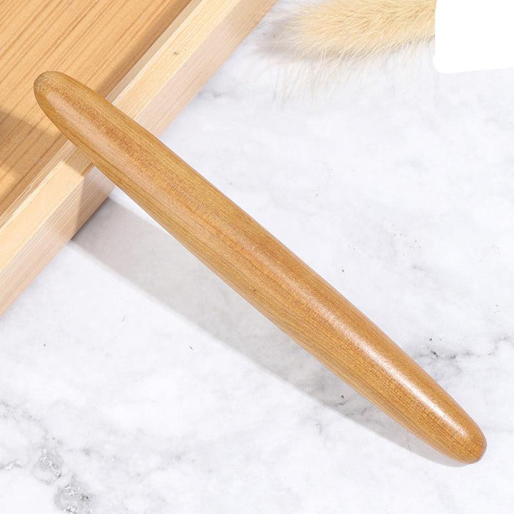 Premium Wooden Massage Roller Stick Natural Wood Body Massager Tool Portable Foot Roller Muscle Relaxation Tool for Home Gym Travel Daily Use Comfort