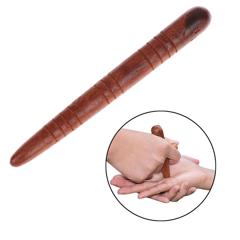 Premium Wooden Massage Roller Stick Natural Wood Body Massager Tool Portable Foot Roller Muscle Relaxation Tool for Home Gym Travel Daily Use Comfort