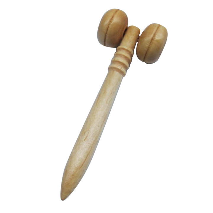 Premium Wooden Massage Roller Stick Natural Wood Body Massager Tool Portable Foot Roller Muscle Relaxation Tool for Home Gym Travel Daily Use Comfort
