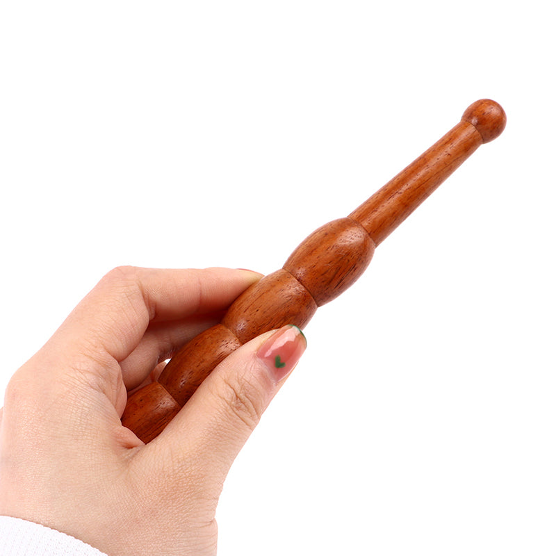Premium Wooden Massage Roller Stick Natural Wood Body Massager Tool Portable Foot Roller Muscle Relaxation Tool for Home Gym Travel Daily Use Comfort