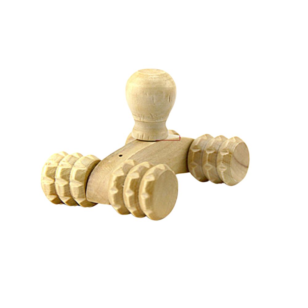 Premium Wooden Massage Tool Set Bamboo Gua Sha Foot Roller Stick Palm Massager Portable Full Body Massage Tools for Home Gym Travel Daily Use