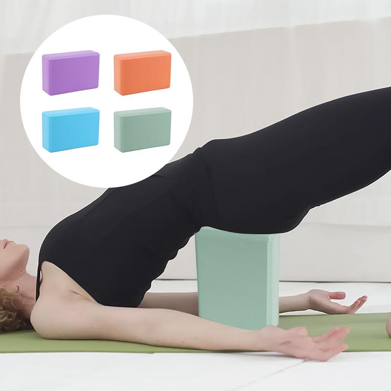 Premium Yoga Block EVA Foam Non Slip High Density Yoga Brick Lightweight 23x15x7.6cm Support Block for Yoga Pilates Stretching Fitness Home Gym