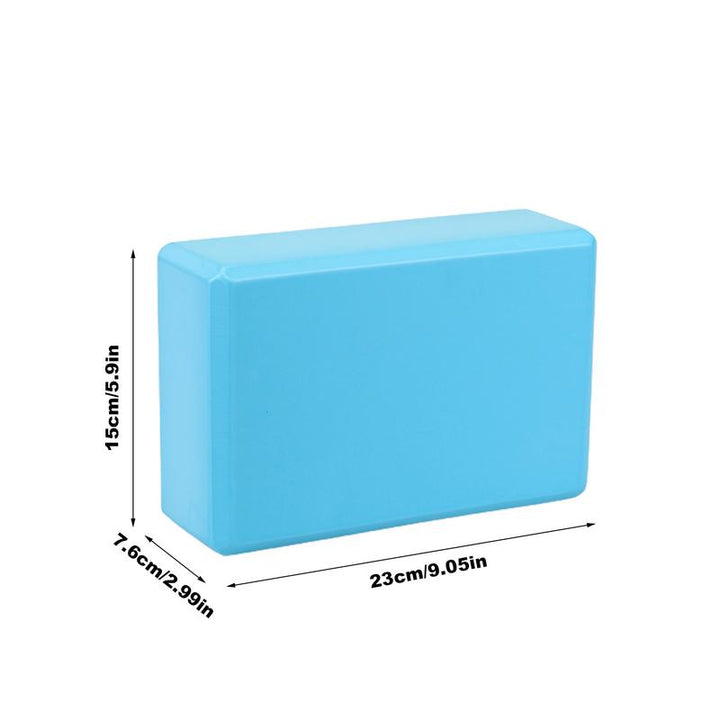 Premium Yoga Block EVA Foam Non Slip High Density Yoga Brick Lightweight 23x15x7.6cm Support Block for Yoga Pilates Stretching Fitness Home Gym