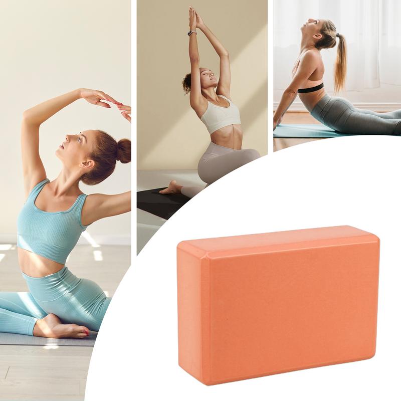 Premium Yoga Block EVA Foam Non Slip High Density Yoga Brick Lightweight 23x15x7.6cm Support Block for Yoga Pilates Stretching Fitness Home Gym
