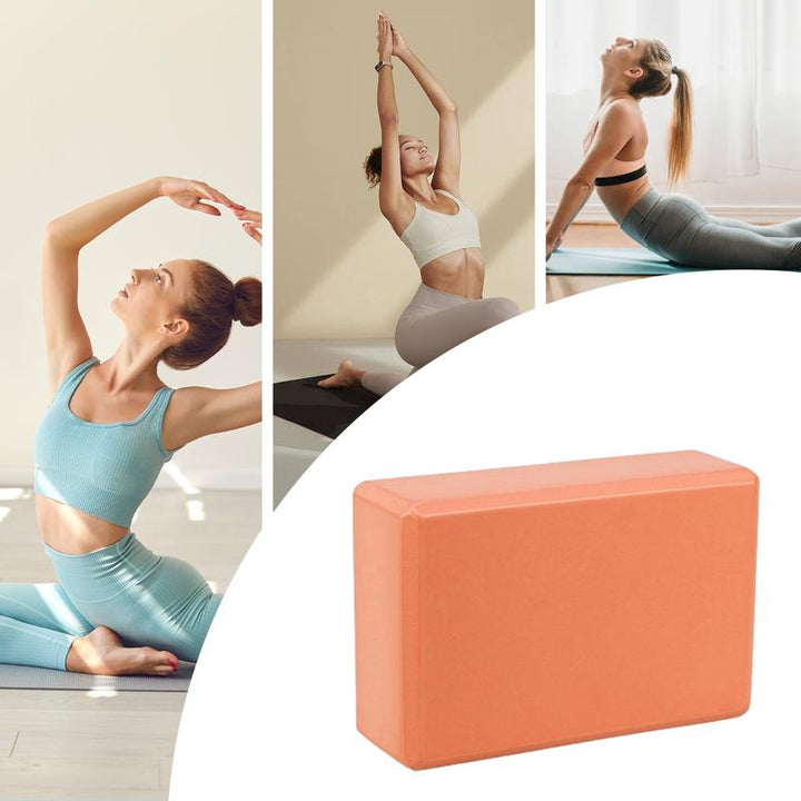 Premium Yoga Block EVA Foam Non Slip High Density Yoga Brick Lightweight 23x15x7.6cm Support Block for Yoga Pilates Stretching Fitness Home Gym