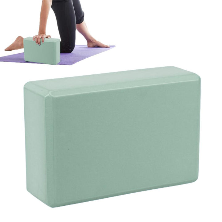Premium Yoga Block EVA Foam Non Slip High Density Yoga Brick Lightweight 23x15x7.6cm Support Block for Yoga Pilates Stretching Fitness Home Gym