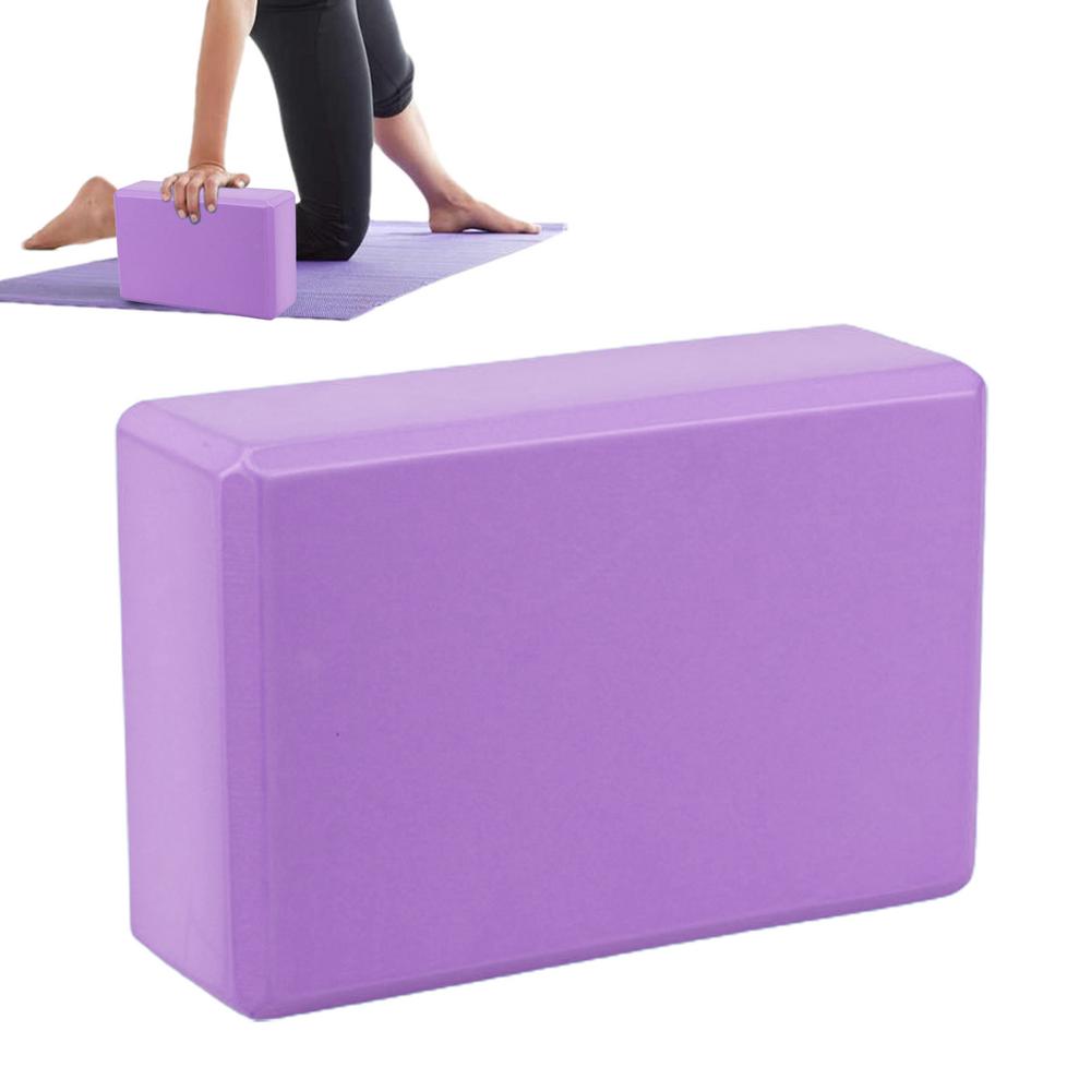 Premium Yoga Block EVA Foam Non Slip High Density Yoga Brick Lightweight 23x15x7.6cm Support Block for Yoga Pilates Stretching Fitness Home Gym