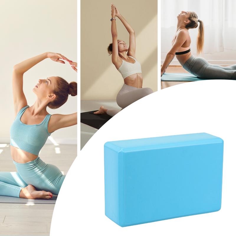 Premium Yoga Block EVA Foam Non Slip High Density Yoga Brick Lightweight 23x15x7.6cm Support Block for Yoga Pilates Stretching Fitness Home Gym