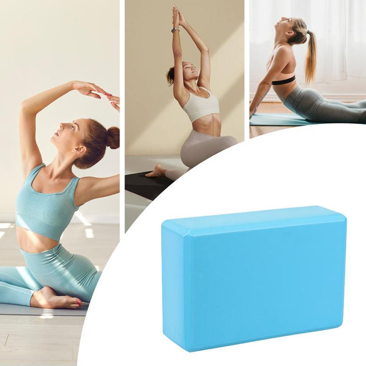 Premium Yoga Block EVA Foam Non Slip High Density Yoga Brick Lightweight 23x15x7.6cm Support Block for Yoga Pilates Stretching Fitness Home Gym