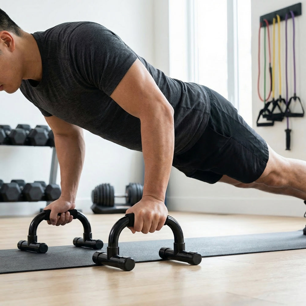 Push-Up Bars Set – Non-Slip Handles for Strength Training