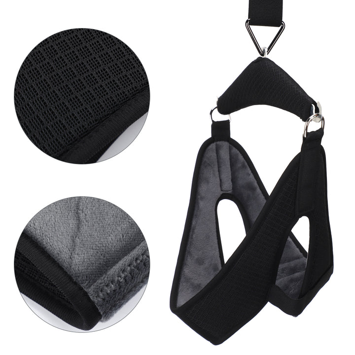 High-Quality Cervical Neck Traction Device for Home Use, Over-Door Neck Stretcher Hammock, Pain Relief & Spine Correction Brace for Physical Therapy - PhysioFitLab