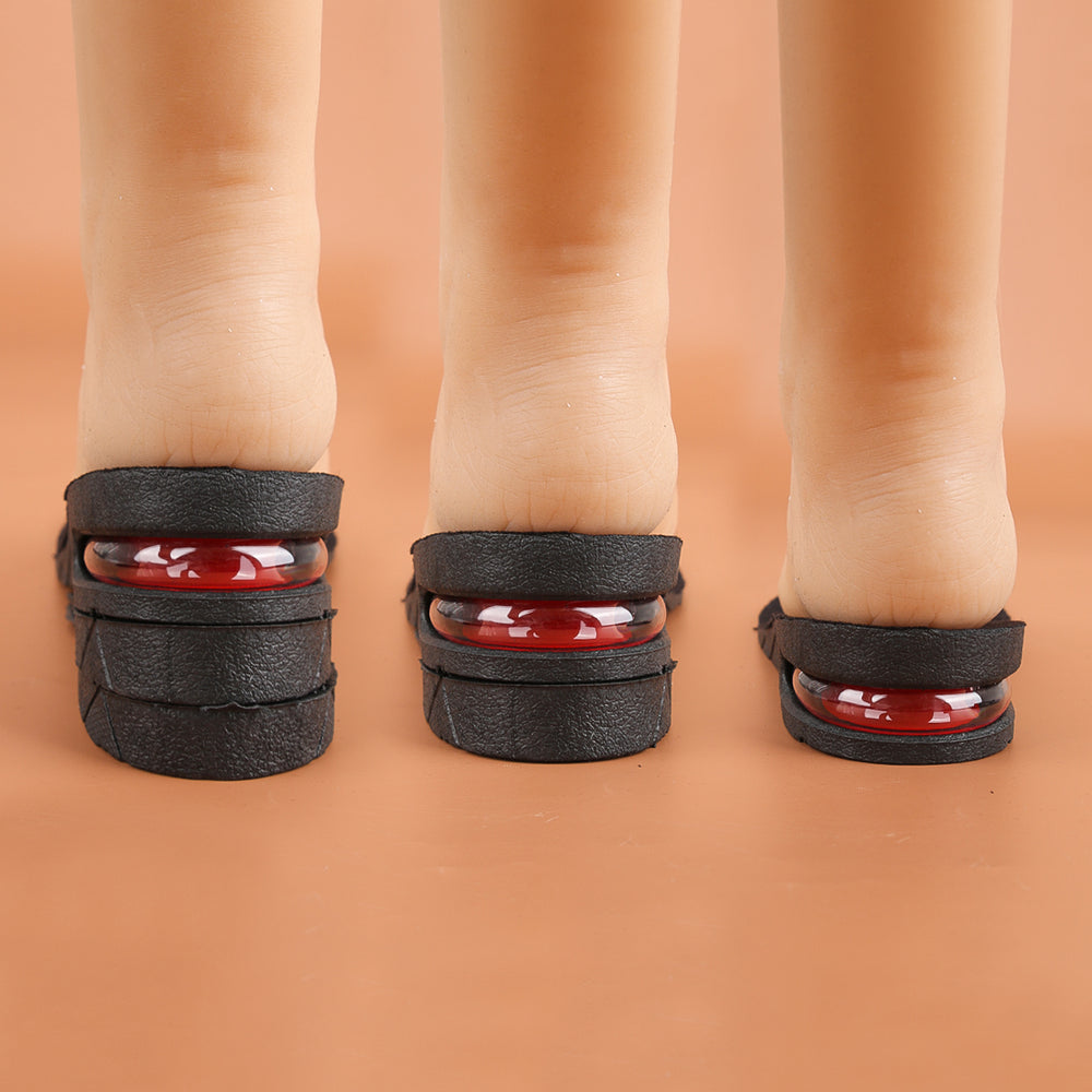 Premium Height Increase Insoles - Air Cushion Elevator Inserts for Men & Women, Adjustable 3-9cm Lift Kits for Comfort and Support, Shock Absorbent - PhysioFitLab